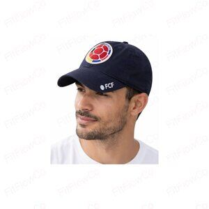 Colombia National Soccer Team FCF Navy Adjustable Cap EST.1924 Official Licensed
